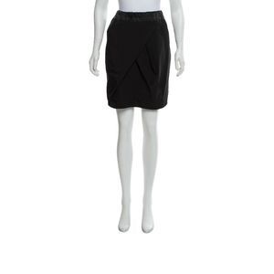 Acne Black Above Knee A-Line Skirt Size 40 Medium